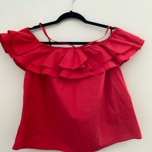 Off Shoulder Ruffled Top